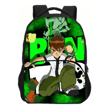 Mochila Escolar Con Estampado De Piratas Informáticos Ben 10