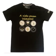 Camiseta Prime Six Pack Aviação Piloto Em Comando