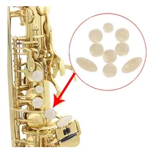 Jogo De Madrepérolas Para Saxofone Sax ( 9 Peças )