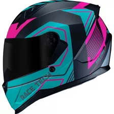 Capacete Moto Masculino/feminino Race Tech Diversos Gráficos