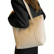 Bolso Tote Bag Ecocuero, Para La Universidad, Trabajo