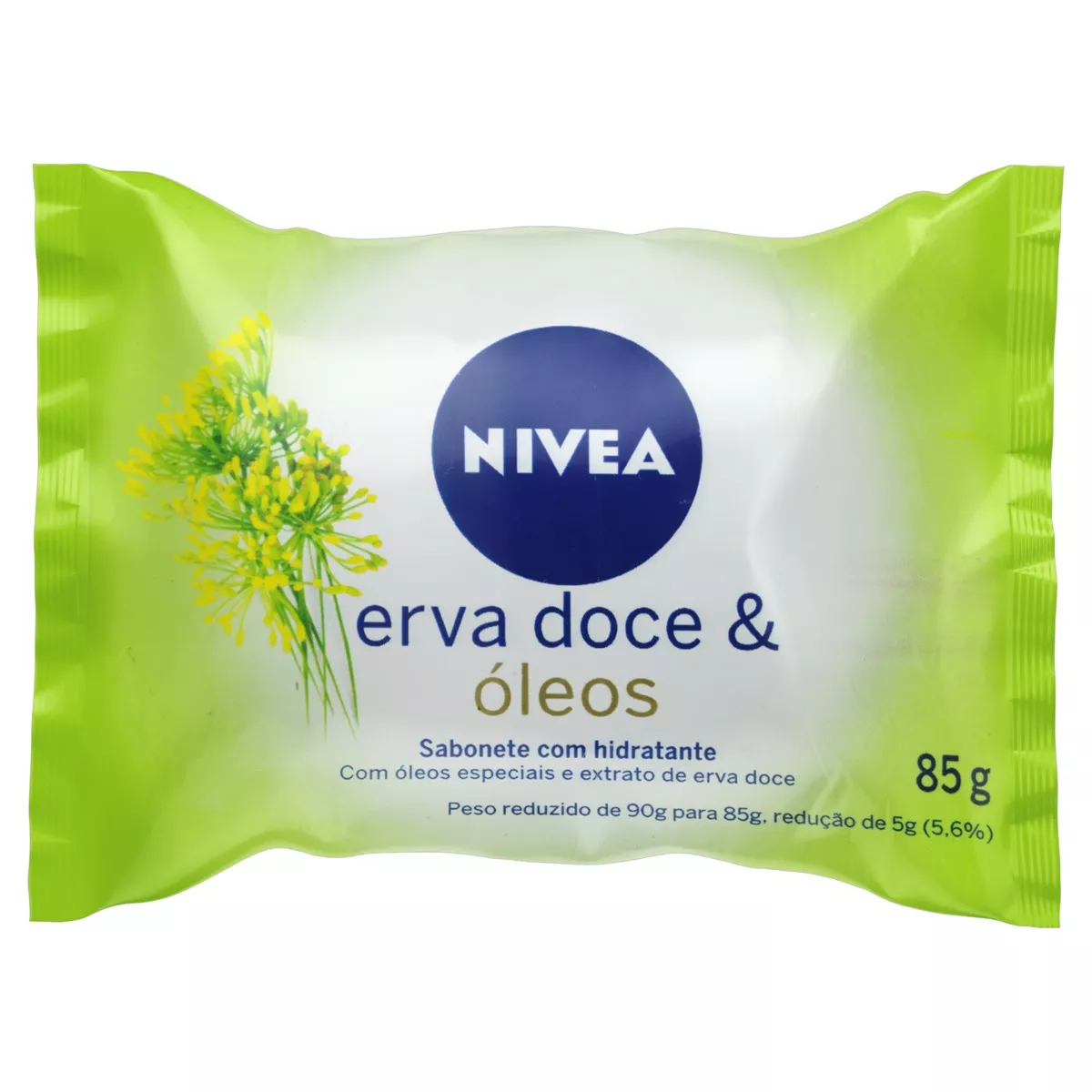 Sabão Em Barra Nivea Hidratante Erva-doce & Óleos De 85 G