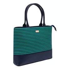 Bolso Casual Dama Ferrioni I01-002-01 Verde Azul 909-617 T0