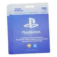 Tarjeta Psn Card 10 Dólares Cuenta Usa - Gift Card