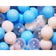 100 Bolinhas De Piscina Pequeno Príncipe Azul/branco/cristal