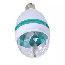 Lâmpada Globo De Luz Led Rgb Giratória Boate