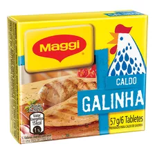 Caldo De Galinha Maggi Caixa C/ 6 Tabletes 57g