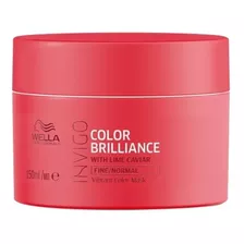 Mascarilla Wella Brillance 150 Ml Tratamiento Para Color