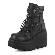 Botas Martin Góticas De Mujer Con Plataforma 9,5cm