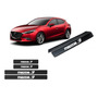 Sticker Cubre Estribos Fibra Carbon Compatible Con Mazda 3