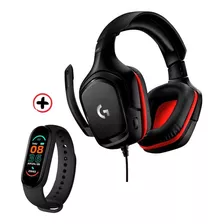 Auriculares Gamer Logitech G Series G332 Negro + Smartwatch 