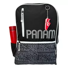 Mochila100% Original Panam Diamante Negro/blanco Pa108a12bpu