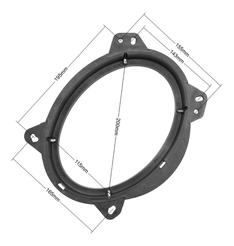 Realce O Adaptadores En Plstico Para Parlante 6x9 Toyota Foto 8