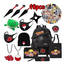 Juego De Accesorios Para Mochila Escolar Naruto 16/17/18/23