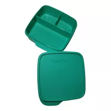 Tupperware Porta Vianda Cuadrada Con Divisiones