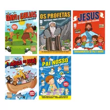 Kit 30 Revistas Infantil Colorir E Atividades Bíblica