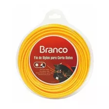 Fio De Nylon 30m X 4mm Para Corta Relva B4t-6000 Branco Rolo Cor Amarelo