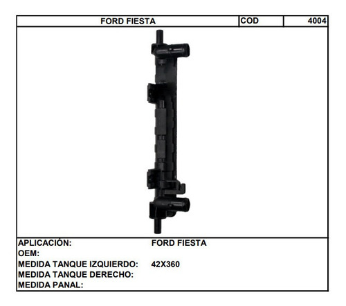 Tanque Plstico Izquierdo Ford Fiesta 1.6 (golletes) Foto 2