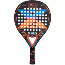 Pala Padel Nox X-one Evo Colours Rough Surface Color Negro/naranja/azul