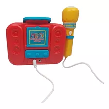 Mini Maleta Parlante Musical Karaoke Juguete Con Luces Micro