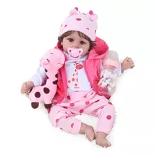 Muñeca Reborn Kaydora Girl De 18 Pulgadas Con Ropa Y Accesor