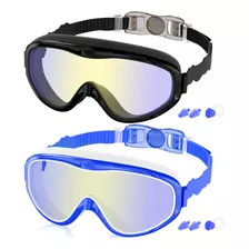 2 Gafas P/ Nadar Cooloo Anti Niebla, Protección Uv, Mod. N