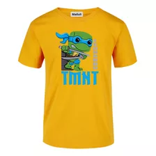 Remera Camiseta Personalizada Niños Tortugas Ninjas 04