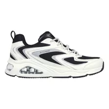 Tenis Skechers 177424wbk Tres-air Uno Mujer Color Blanco Diseño De La Tela Liso Talla 26 Mx