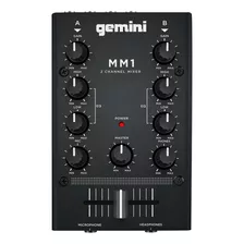 Gemini Mm1 Audio Profesional Mezclador De Dj Compacto