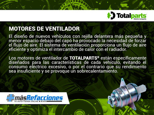 Motor De Ventilador 3 Term Topaz V6 3.8l 92-94 Total Parts Foto 6