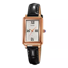 Reloj Rectangular De Moda Skmei 2171 Para Mujer