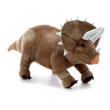 Peluche Triceratops Dinosaurio Jurassic World 40 Cm Dmt Color Marrón