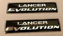 Emblema Resina Lancer Evolution 2pzas Foto 2