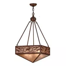 Meyda Tiffany 15308 Lone Elk Inverted Pendant In Rust Fi Aam