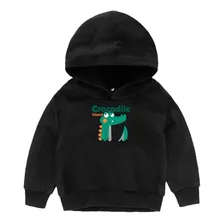 Moletom Infantil Blusa De Frio Jacaré Menino Animal Quente