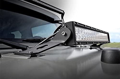 Rough Country Led Cap Soportes Para Jeep Wrangler Jk, 20 Un Foto 2