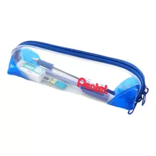 Estojo Escolar Kit Pencase Pentel Azul