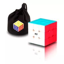 Cubo Rubik 3x3 Qiyi Warrior S De Velocidad + Estuche 