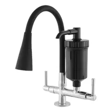 Torneira Gourmet Cozinha Com Filtro De Bancada Metal 2 Jatos