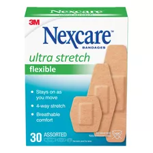 Vendaje De Tela Flexible Nexcare Comfort, Para La Rodilla Y.