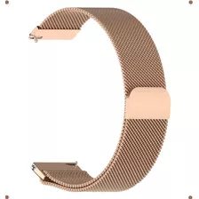 Pulseira Milanesa Metal Smartwatch Mormaii Life Glifo 5 Pro Cor Rosê Gold Largura 18 Mm
