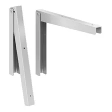 Suporte Para Mesa Dobrável 28cm Branco Kit 2 Und Multivisão