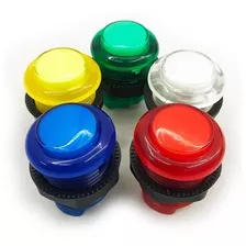 20pcs Arcade Push Button Snap 24mm Iluminação Led