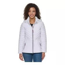 Chaqueta Invierno Tommy Hilfiger Dama White Impermeable