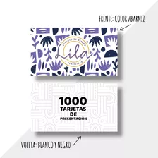 1000 Tarjetas De Presentación Con Diseño