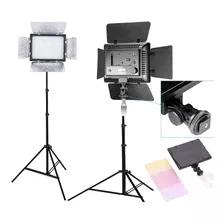 Kit Estudio Tripe E Iluminador Led 300 Videos W300 Bi-color