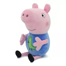 Boneco Pelúcia Peppa Pig E Jorge 19cm Hasbro