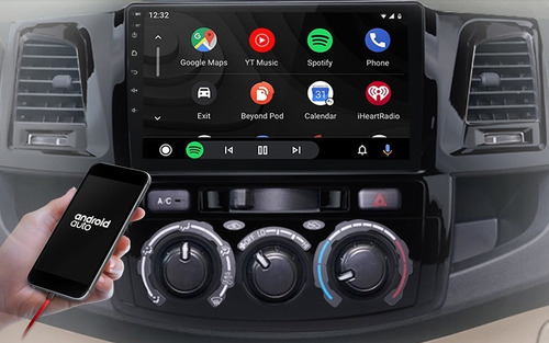 Radio Toyota Fortuner Hilux 2gigas Ips Carplay Android Auto Foto 5