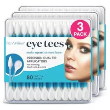 Fran Wilson Eye Tees Cotton Tips 80 Count (3 Pack)