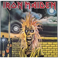 Lp Iron Maiden Same 2nd Press Brasil 1985 Vg+ / Vg+